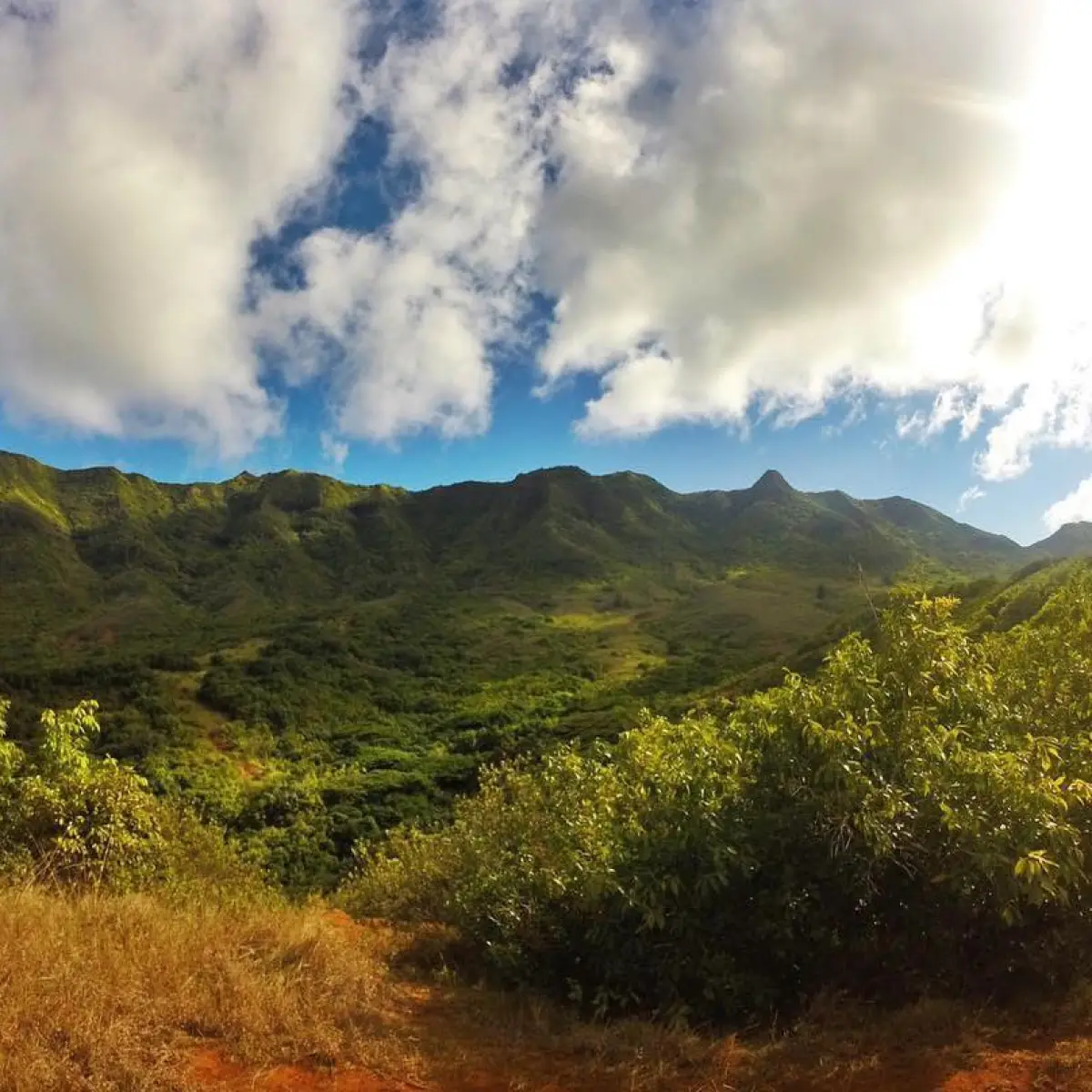 Hawaii Mountains and Clouds