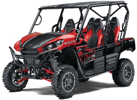 Kawasaki Teryx4 side-by-side from Kipu Ranch’s fleet